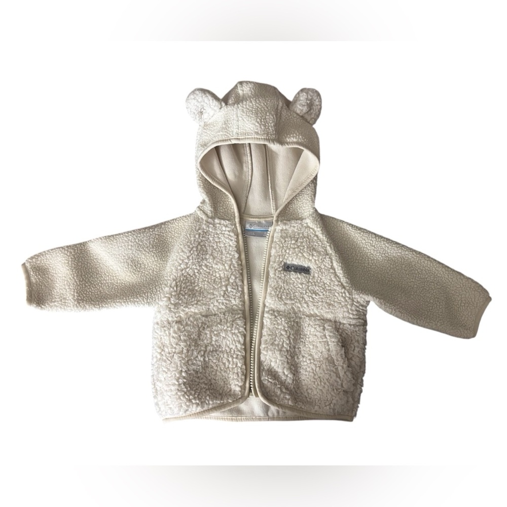 Columbia Foxy Baby Sherpa Full-Zip Cream Jacket 3-6 months